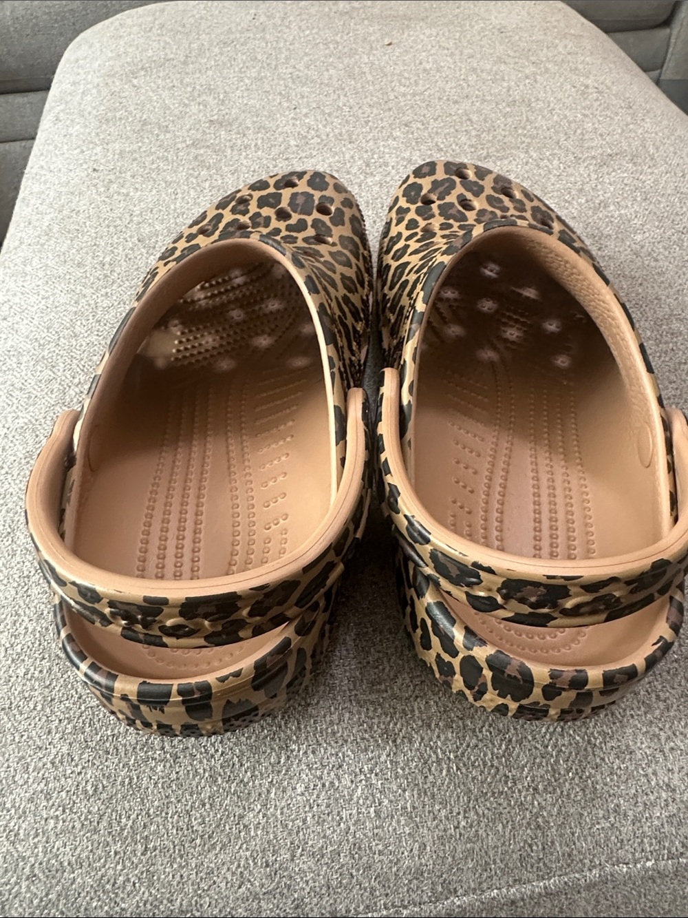 CROCS Leopard Print Clog - Brown/Tan - Picture 4 of 4